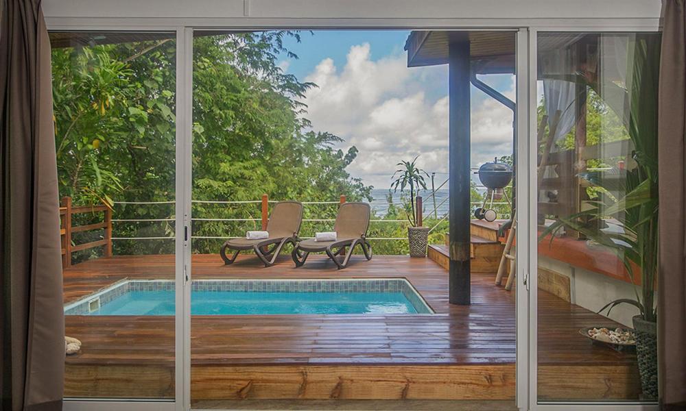 La Pointe Beach Huts Baie Sainte Anne Luaran gambar