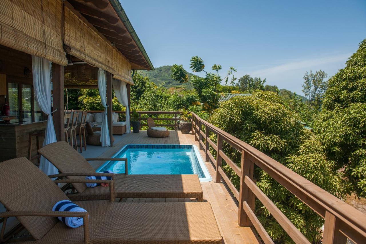La Pointe Beach Huts Baie Sainte Anne Luaran gambar