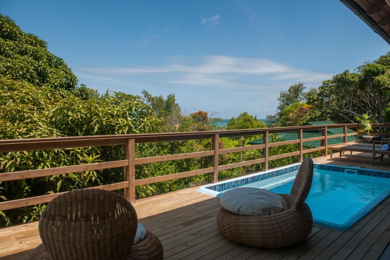 La Pointe Beach Huts Baie Sainte Anne Luaran gambar